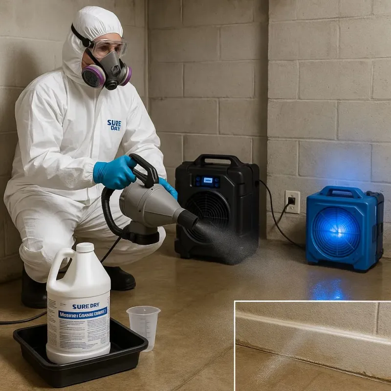 Sanitization and Odor Removal process in Kure Beach, NC