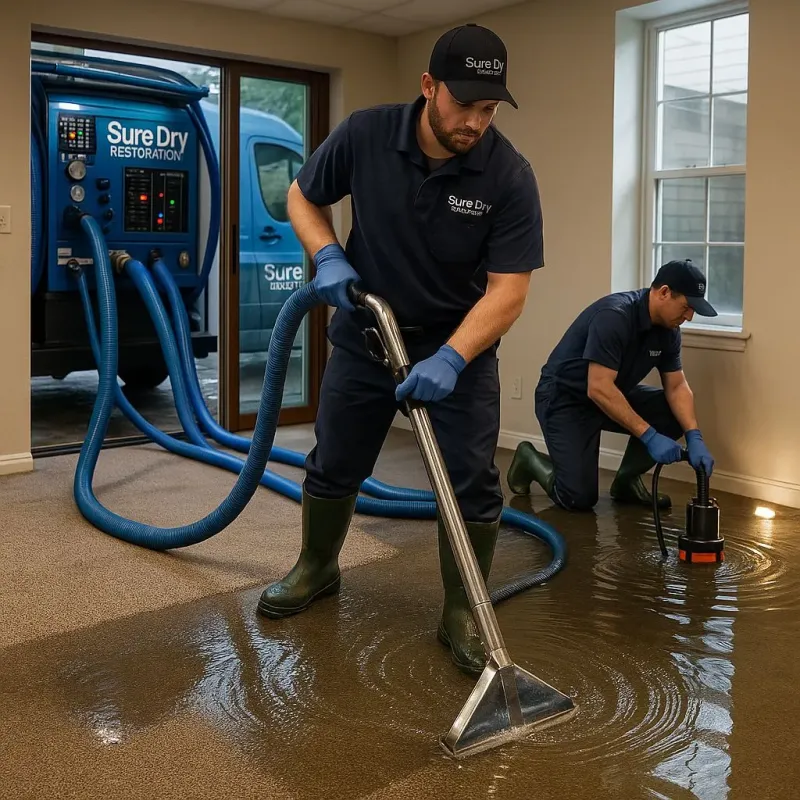 Water Extraction and Removal process in Kure Beach, NC
